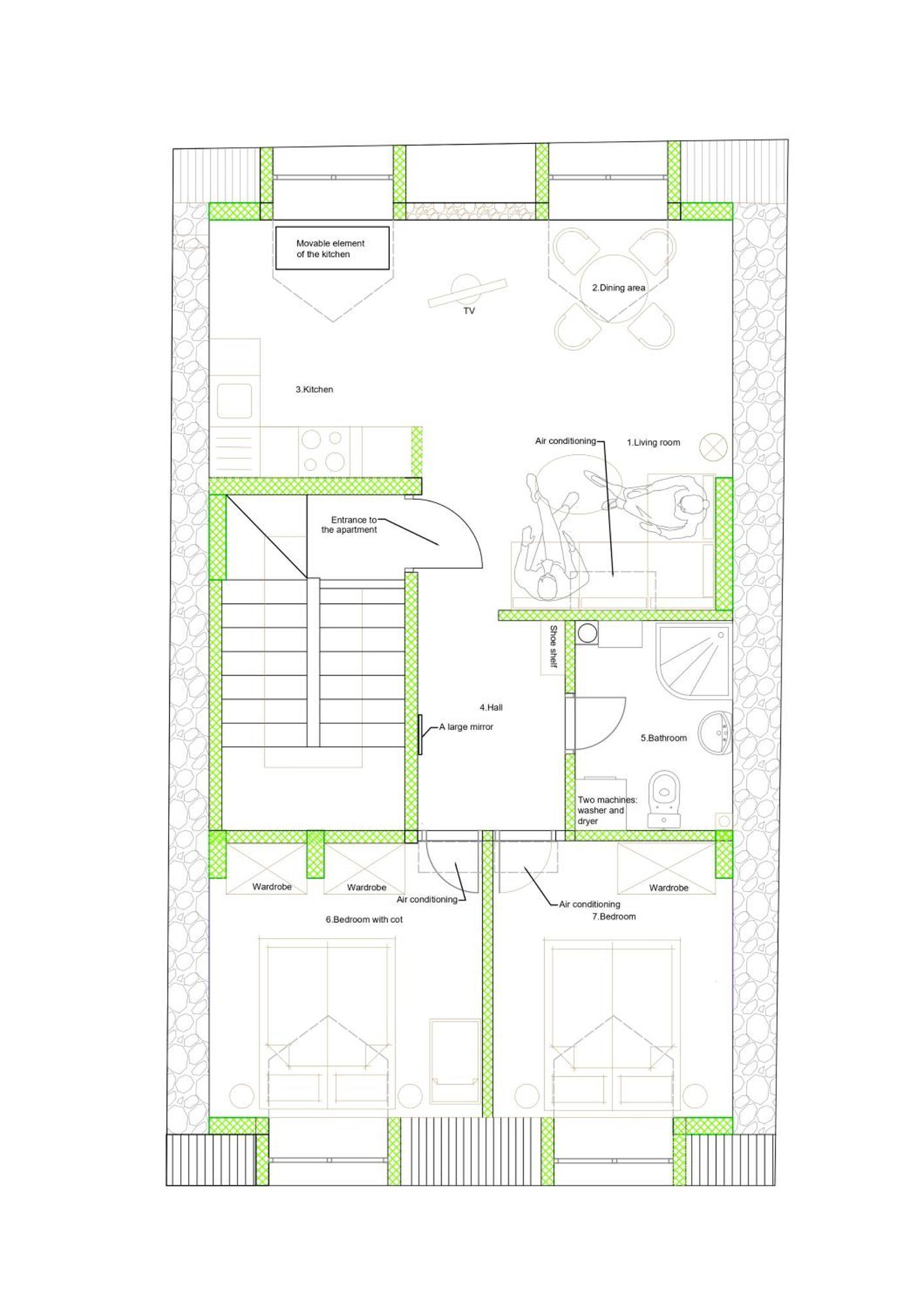 Downtown Apartment ツェティニェ エクステリア 写真